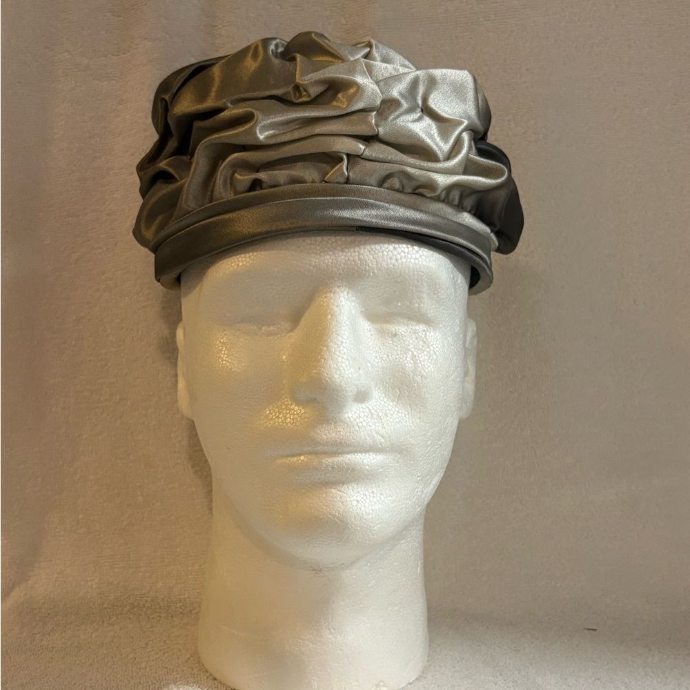 Silver Structured Hat Accessories - image 1